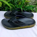 High-end Cow Leather TK04 Turn Clamp,Mens Toe Clamp Mens Slippers. 