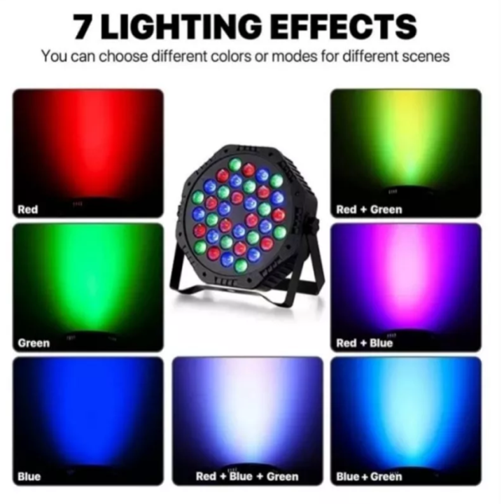 Vimite%2018W/36W%20LED%20RGB%20Stage%20Light%207%20color%20belt%20Remote%20control%20adjustment%20Digital%20display%20Discos%20saloon%20KTV%20Ambient%20Lamp%20-%20Image%205