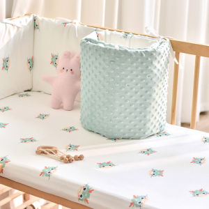 Bông Mới Sơ sinh quây cũi mềm Giường gấp cho bé sơ sinh chống Bộ cản va chạm có thể tháo rời hàng rào tay vịn an toàn