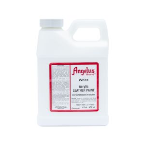 Màu vẽ da vải Angelus Leather Paint (Standard) Trắng (White) 005 - CAN LỚN