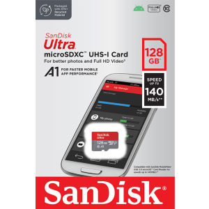 Sandisk Ultra microSDXC Class10 A1 128GB อ่าน 140MB/s (SDSQUAB-128G-GN6MN) Memory เมมโมรี่การ์ด การ์ด แท็บเล็ต โทรศัพท์ สมาร์ทโฟน
