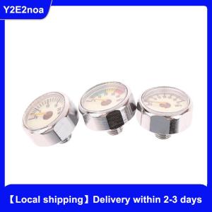 【Local shipping】 Air Mini Micro Pressure Gauge Manometer   Thread M10 M8   5MPA 10MPA 20MPA 30MPA 35MPA 40MPA 300BAR 3500PSI 5000PSI 6000PSI