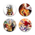 32/44/58mm Anime One Punch Man Lapel Pins Cartoon Cosplay Saitama Genos Jenos Sonic Tatsumaki Fubuki Garou Badges Broochs Accessories Gifts. 