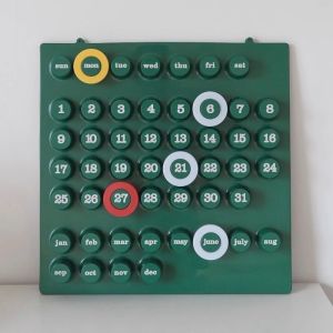 Medieval Perpetual Calendar - Elegant Retro Desk & Wall Decor for Home & Office