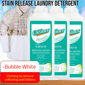Miễn Phí Vận Chuyển🚚OXY SIÊU MẠNH Nước giặt tẩy trắng quần áo bọt oxy/Đánh bay vết ố vàng/Không hại vải/Trắng sáng tức