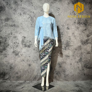 Nusa Kebaya Setelan Kebaya Selendang Rok Span Kebaya Wisuda Kebaya Lamaran Kebaya Selendang Aurel