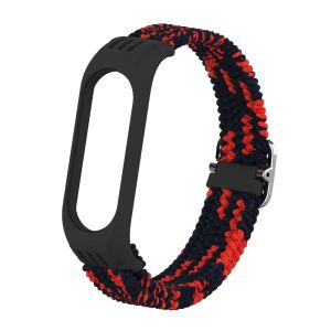 SinHGeY Dây Đeo Đối Với Xiaomi Mi Ban Nhạc 3 / 4 Mi Ban Nhạc 5 / 6 Mềm Nylon Dây Đeo Sợi Khóa Mi Thể Thao Loop Thay Thế Dây Đeo Cổ Tay Smartwatches Phụ Kiện
