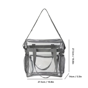 Thickened Clear Bag Waterproof High Quality Transparent Backpack PVC Work Handbag
