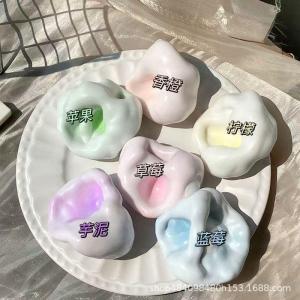 Runenbaoluo băng da đồ chơi Mochi Squishy DIY định hình đàn hồi chậm Đồ chơi giảm căng thẳng