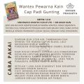 Wantex BIRU TUA PADI GUNTING Wenter Pewarna Kain Warna Permanen Wanteks Celup Wanter Pakaian Wantek. 