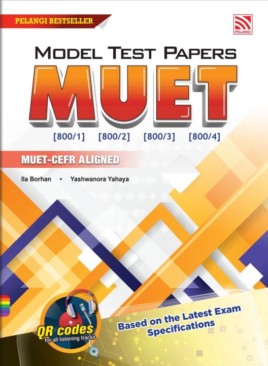 [BS] MUET Model Test Papers 2024/22/21 (Pelangi) | Lazada