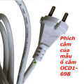 Ổ cắm điện nhỏ có 3 hoặc 2 ổ cắm hoặc 2 cổng sạc USB 5V Tiến Thành - công suất 2000 watt dây dẫn dài 2 mét. 