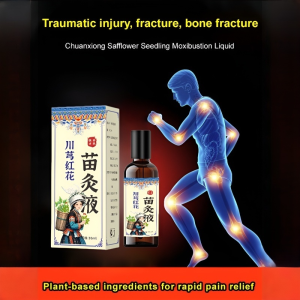 Moxa Moxibustion Liquid Relief Joint Lumbar Knee Neck Pain Soothing Activating Collaterals Joint Care Liquid Miaofang Chuanxiong Red Lotus Herb