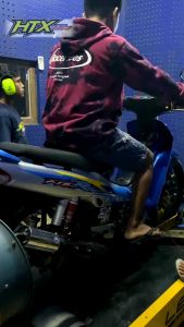 knalpot fizr copy AHM htx 3v3 full sirip pepet tameng by htx racing