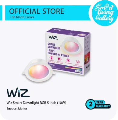 Wiz Smart Downlight RGB 5 Inch -10W