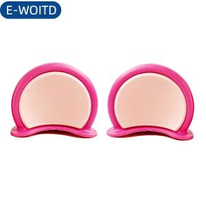 E-WOITD 2pcs đầy màu sắc xe máy Mũ bảo hiểm Gấu tai trang trí nội thất phổ quát xe máy xe đạp xe phong cách trang trí Mũ bảo hiểm Dán Phụ Kiện