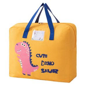 BLACKON Cartoon Kindergarten Quilt Storage Bag Oxford Cloth Handheld Luggage Storage Bag Durable Dustproof Moving Packing Bag for Home