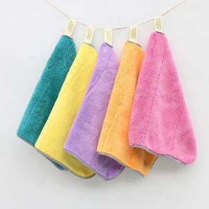 5 pieces set microfiber cleaning washing duster cloth dish cloth 30 x 20cm