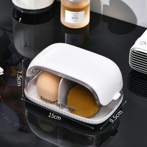 Protective Sponge ContainerBeauty Tools Storage BoxMakeup Blender CaseTravel Makeup Sponge Holder