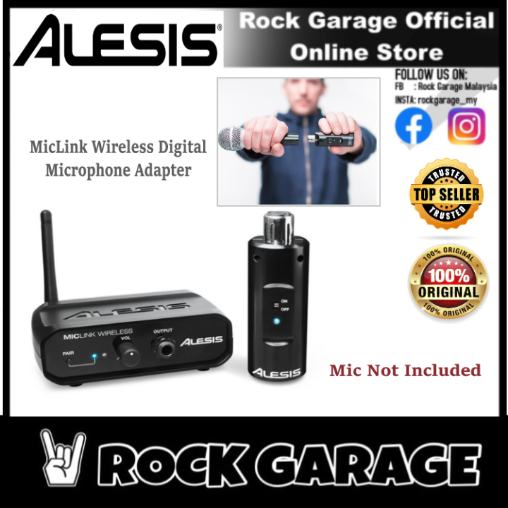 Alesis MicLink Wireless Digital Microphone Adapter Lazada