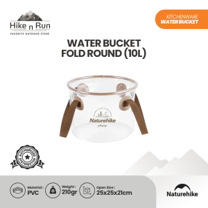 Ember Lipat Camping Naturehike NH20SJ040 Water Basin Foldable Round Bucket 10-20L