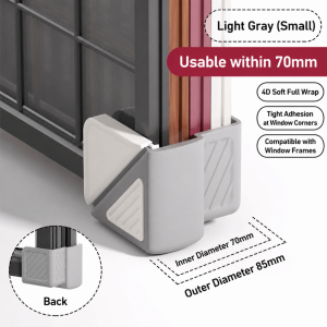K10SEQ Chống va chạm Miếng bảo vệ góc cửa sổ Toàn diện Cản va an toàn Đệm góc cạnh sắc nét Bền bỉ Silicone mềm Bảo vệ góc bọc An toàn tại nhà