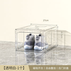 [Free Shipping] Transparent Shoe Basketball Shoe Cabinet Individual Storage Can Be Freely Assembled Dustproof And Moisture-Proof A Magical Shoe Storage Solution