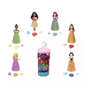 MALOTOYS - DISNEY PRINCESS Royal Color Reveal [ORIGINAL] MATTEL Random Mainan Boneka Berubah Warna Anak Perempuan Rapunzel Belle Tiana Ariel Jasmine Cinderella Malo Toys