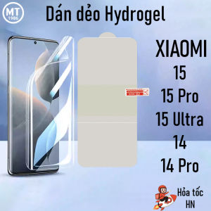 Miếng Dán Dẻo Hydrogel Xiaomi 14/ 14 Pro/15/ 15 Pro 13/ 13 Pro/ 13 lite Dán Dẻo Trong Suốt Bo Viền Cong Bảo Vệ Màn Hình.