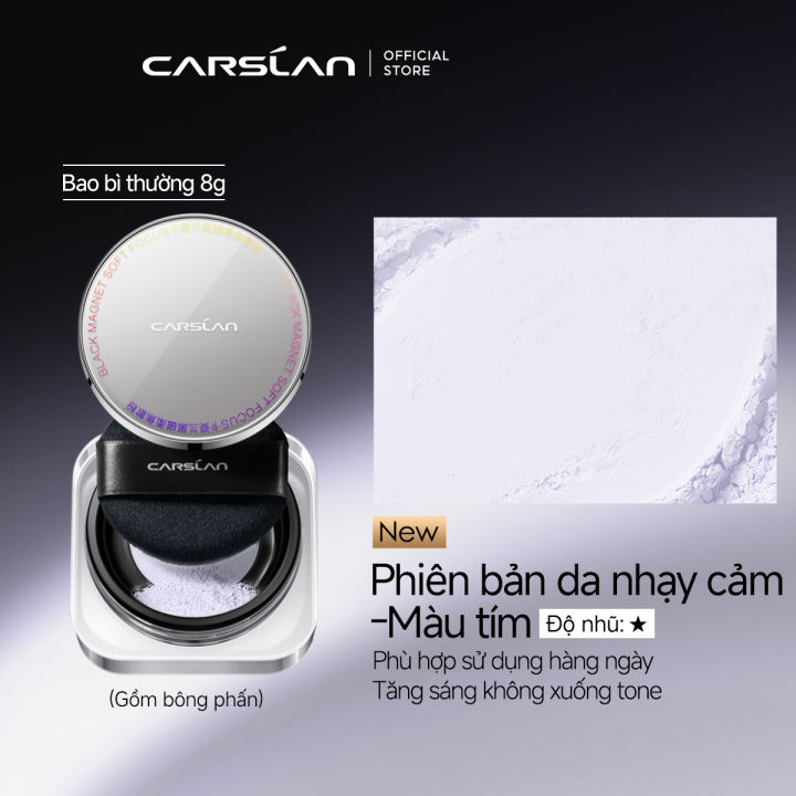 【Phiên bản da nhạy cảm】Phấn phủ CARSLAN chống thấm nước kiểm soát dầu ...