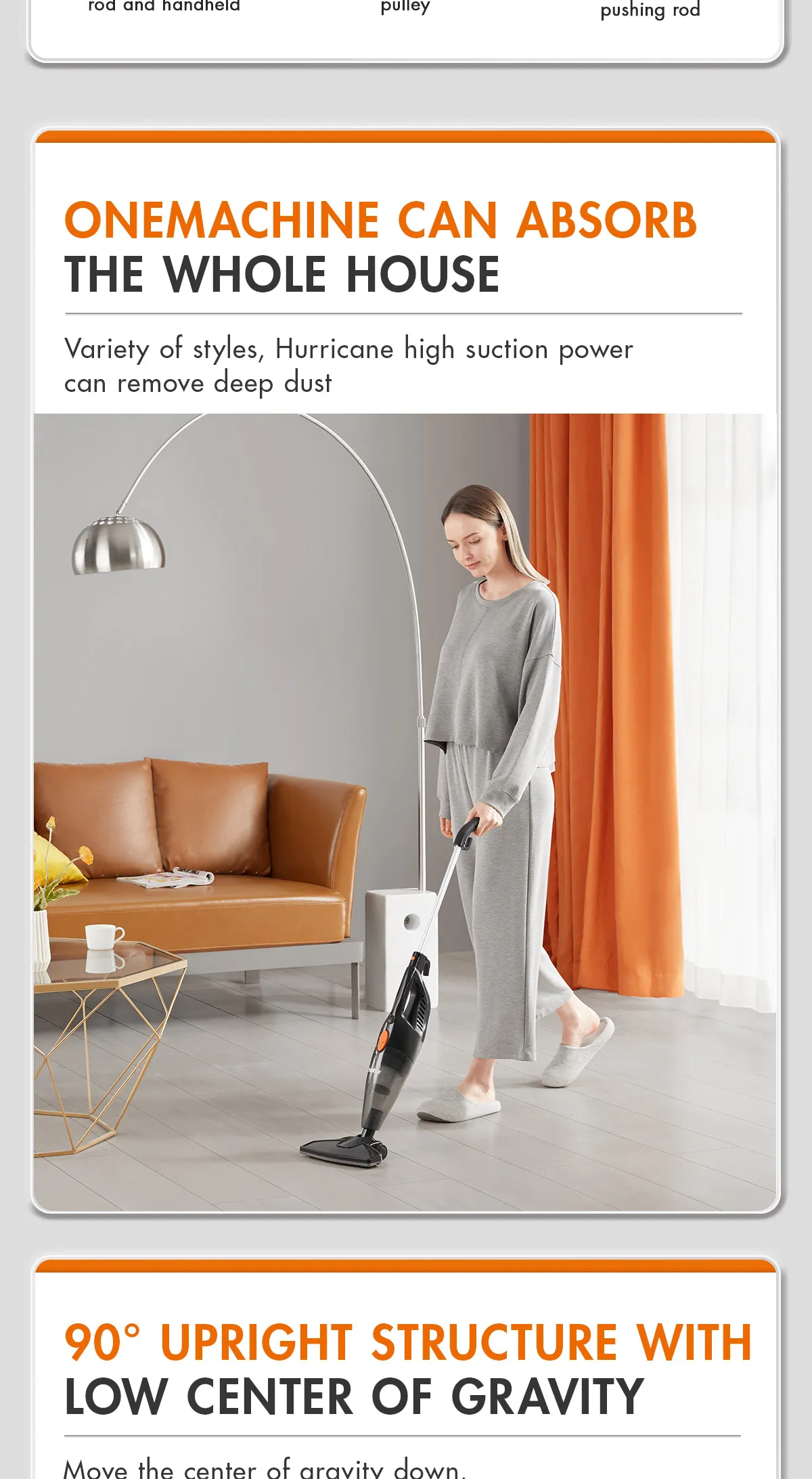 Gaabor Vacuum Cleaner Triple-Filtration Handheld 16000Pa GVCW-M15A