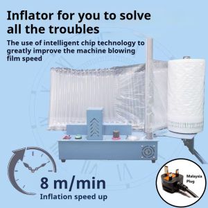 Electric Air Pump for Bubble Columns – Automatic Inflator for Packaging Air Bags Air Column Bag Inflator for Express Packing