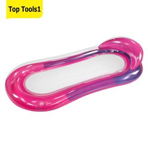 PVC Lounger Floating Foldable Inflat Air Mattress Portable Leak Proof Nozzle Waterproof Wear Resistant Swimming Pool Accessories