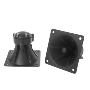 Horn Super Tweeters Black Circular Piezo Tweeter Speaker Horn Tweeter System Circular Piezo Tweeter