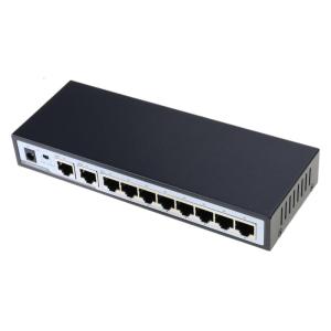 10-port 1000M GigabitNetwork Switch With Vlan Isolation Function 8+2 Uplinks Rj45Ethernet Splitter Box