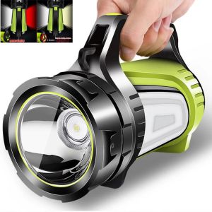 CCW 10000lm 500W LED Rechargeable Search Light USB LED flashlight 2 Side Night Light Lamp Hand Handle Spotlight Ultra-long Standby