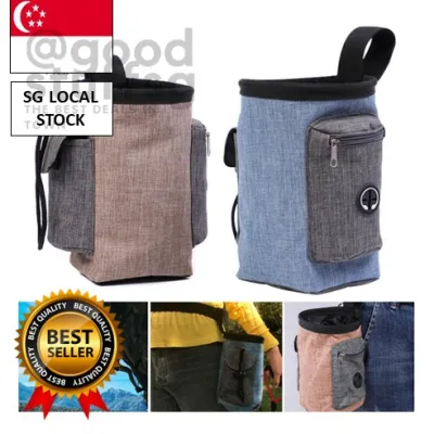 [SG FREE ] Rock Climbing Chalk Bag Pouch Outdoor Sport Non-slip Pet Training Snack Waist Bag