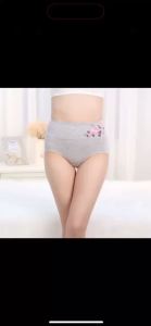 Joe Sir High Waist Cotton Underwear for Women Printed Rose Pattern Panty Plus Size Tummy Control and Hips Lift Panties