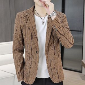 GUKENRO Elevate Your Wardrobe! Suit For Men Textured Pattern Slim Fit Versatile & Stylish for Any Occasion Office Wedding Male Tuxedo