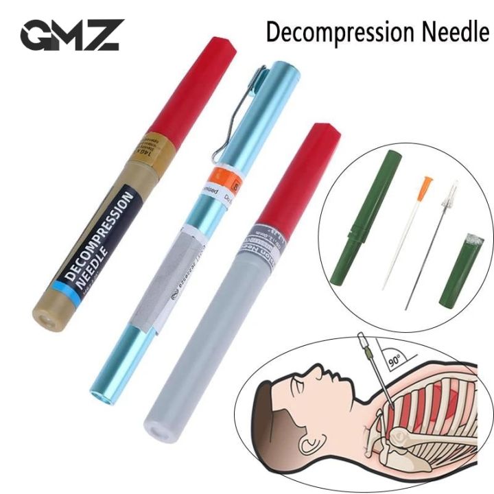 【Tech-savvy】 1set Emergency Equipment Tension Pneumothorax Thoracic ...