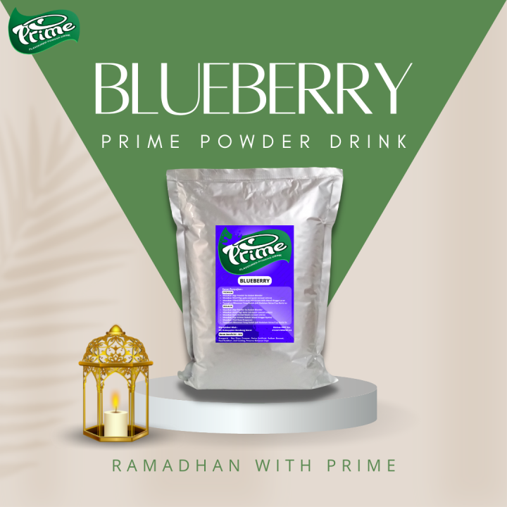 Powder Prime Blueberry / Bubuk Minuman Tanpa Gula 1kg BLUEBERRY ...