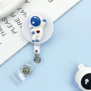 [ANYA] Astronaut YoYo Tag Retractable student badge listing back clip buckle stretchable durable anti-lost