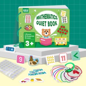 Bộ sách học liệu bóc dán toán học Montessori 163 chi tiết 16 chủ đề - ĐỒ CHƠI GIÁO DỤC - SP0422