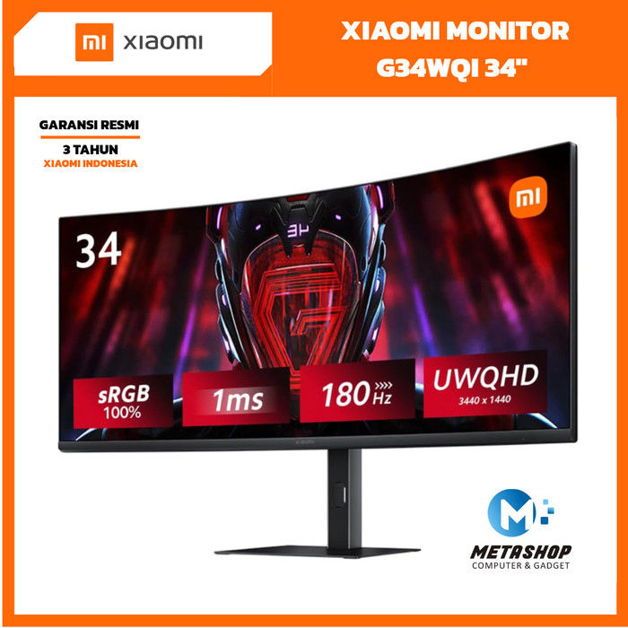 Xiaomi MI Monitor Ultrawide LED G34WQi 34