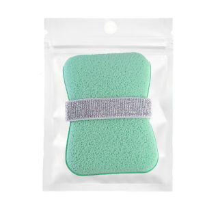 Soft Texture Bath Soap Sponge - Fine Flexible Comfortable for Daily Use - Skin-Friendly Pink Bath Sponge with Gold Strap