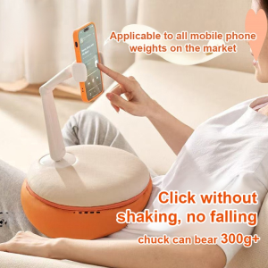 Lazy pillow phone stand Phone floor stand Desktop pillow Phone pillow stand Livestream floor stand