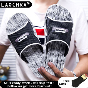 Laochra Summer New Arrival Men Fashion Slippers High quality Beach Shoes For Males Casual Shoes Non-Slip Outdoor Slides Shoes