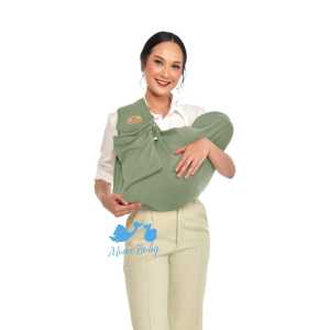 Moms Baby Gendongan Kaos ( Geos ) 4 in 1 + Pouch Berat Bayi Max 15kg