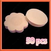 50Pcs Womens Disposable Nipple Stickers Invisible Breast Nipple Cover Sticker Nipple Tape