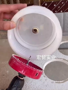 Thuận tiện dụng cụ đục lỗ bụi che Máy Khoan Điện Máy hút bụi 125/160mm Bát khoan Cây lăn bụi cho trần reaming